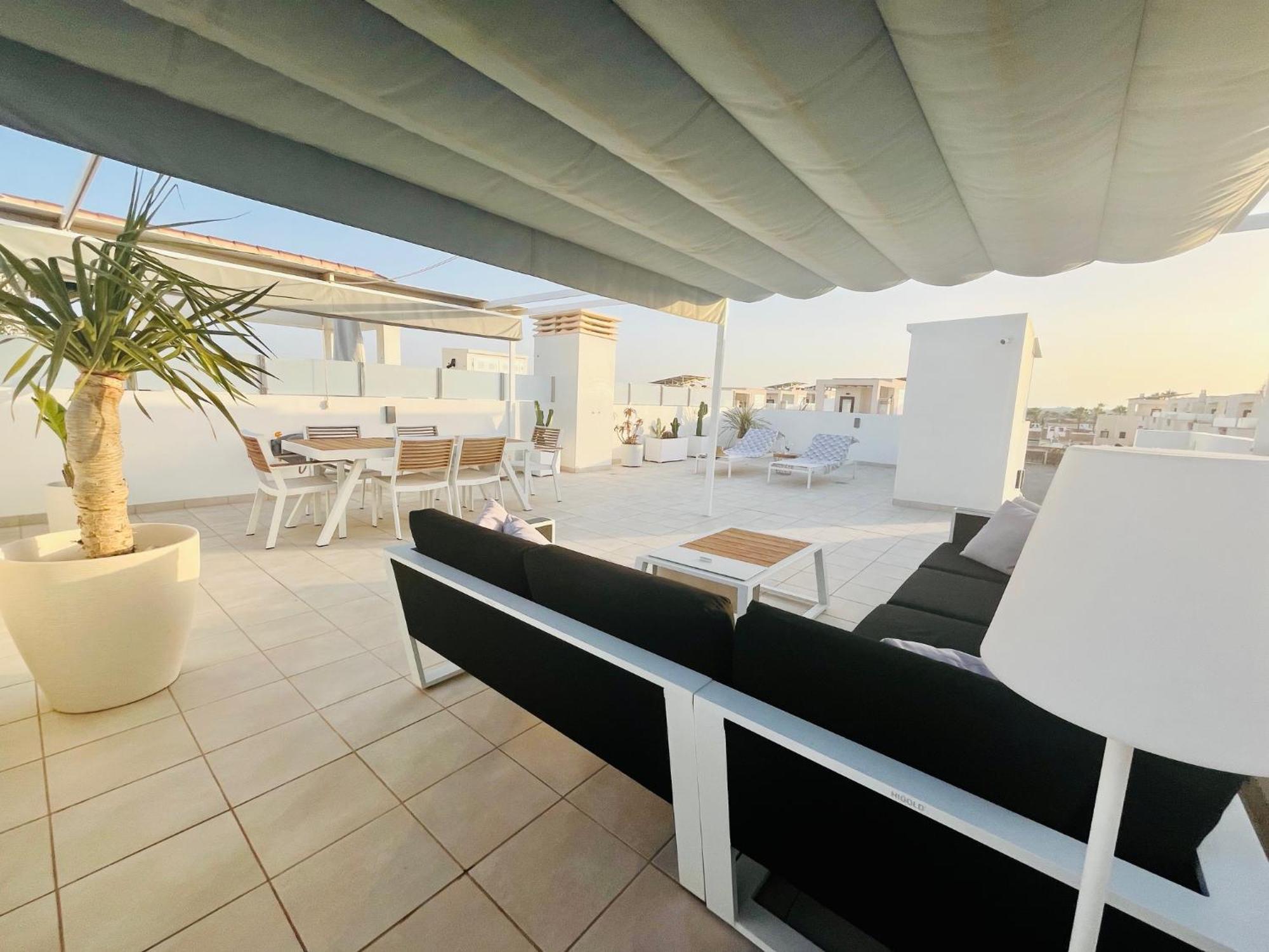 Fortuna Penthouse With Roof Terrace, Ac And Pool Rojales Eksteriør billede